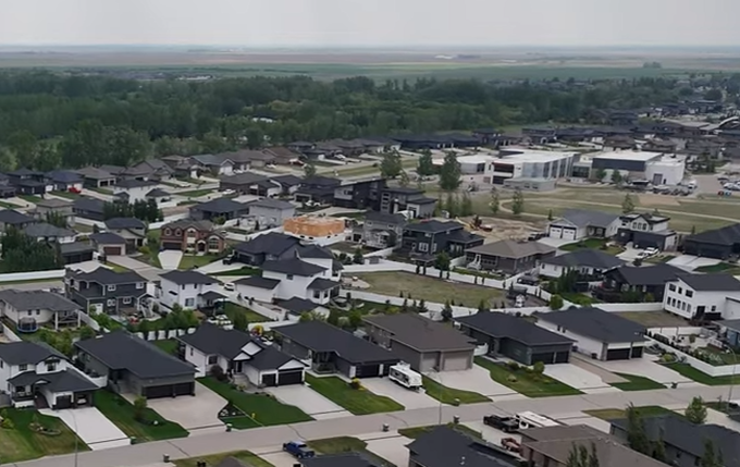Saskatchewan residential neighbourhood
